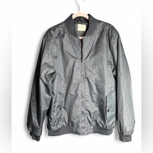 Men's Gray Bomber Jacket